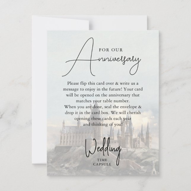 Harry Potter | Wedding Anniversary Time Capsule (Front)