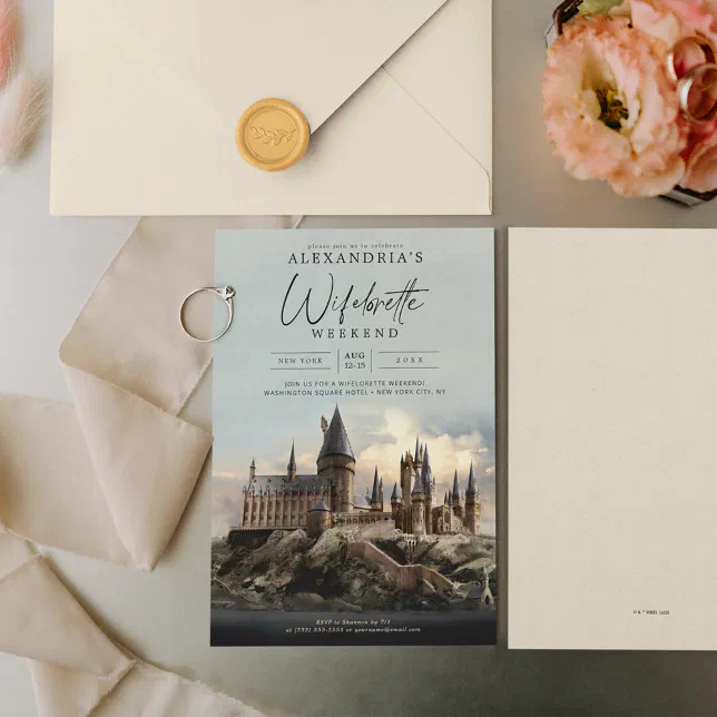 Harry Potter | Wifelorette Bachelorette Party Invi Invitation | Zazzle
