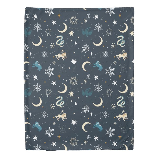 Harry Potter | Winter Constellation Pattern Duvet Cover (Front)