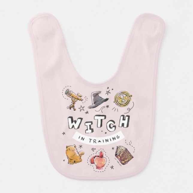 HARRY POTTER™ | Witch in Training Baby Bib (Front)