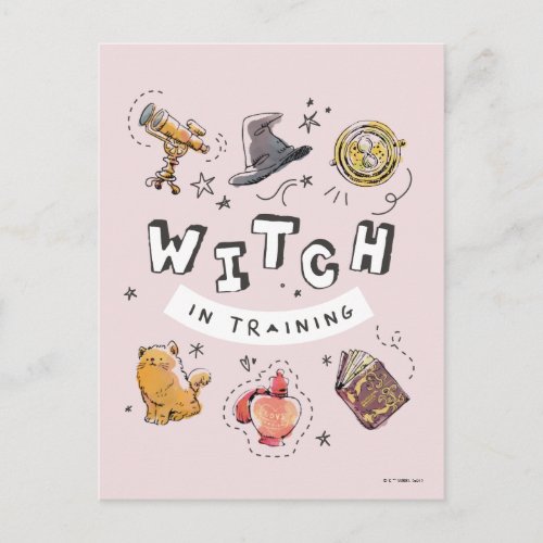 HARRY POTTER  Witch in Training Postcard