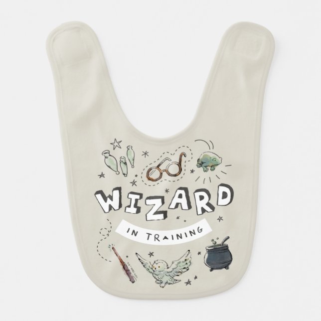 HARRY POTTER™ | Wizard in Training Baby Bib (Front)