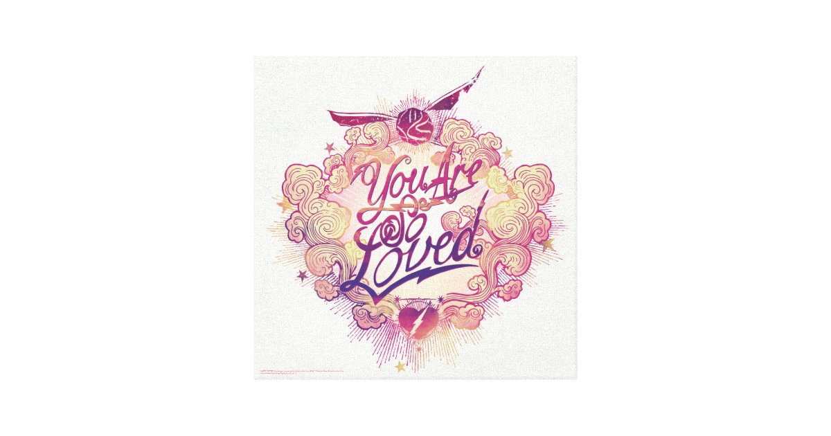 Harry Potter You Are So Loved Canvas Print Zazzle Com