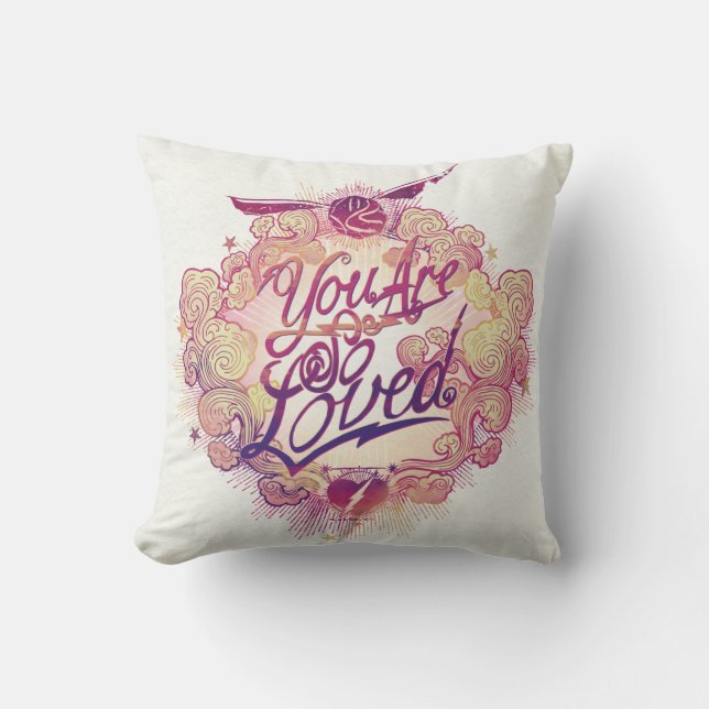 Harry Potter | You Are So Loved Throw Pillow (Front)