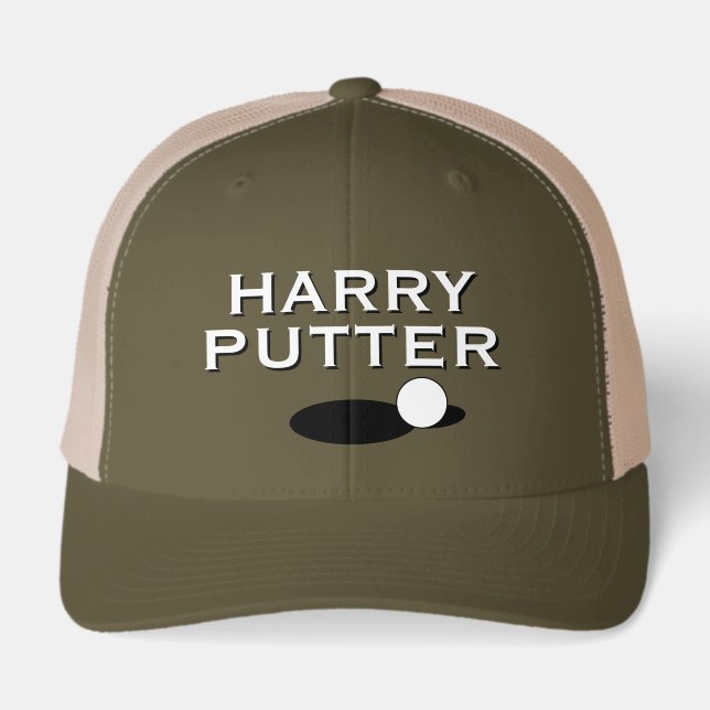 Harry Putter golf hat. Funny caps for golf teams (Front)