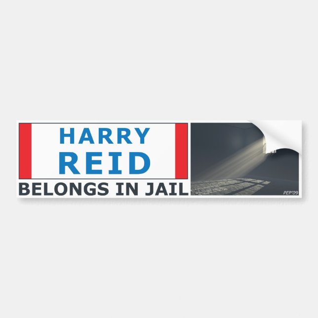 Harry Reid Bumper Sticker (Front)