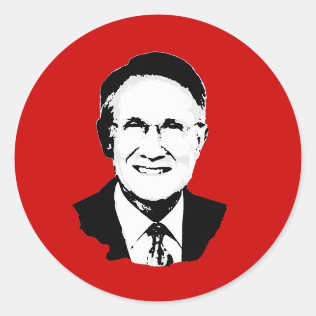 Harry Reid Classic Round Sticker (Front)