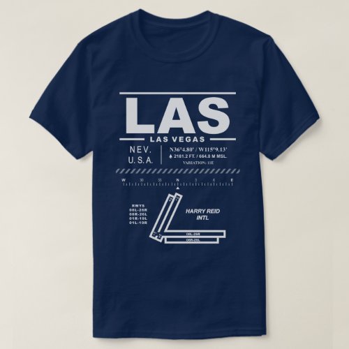 Harry Reid International Airport LAS T_Shirt