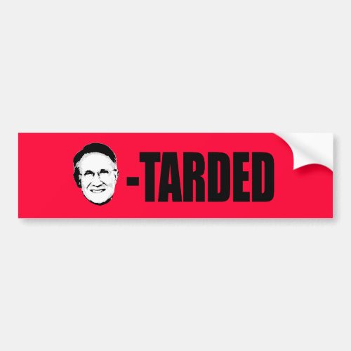 Harry Reid_tarded Bumper Sticker