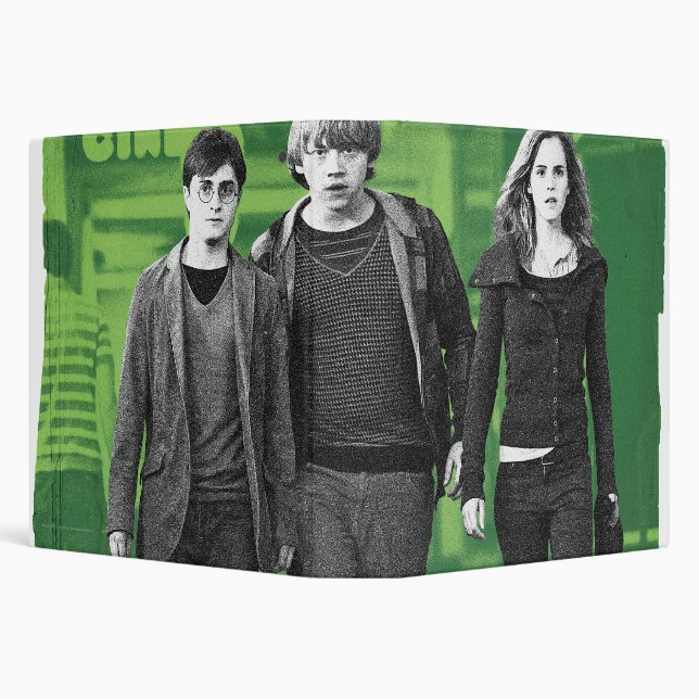 Harry, Ron, and Hermione 1 3 Ring Binder (Background)