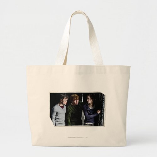 Harry Ron and Hermione 4 Large Tote Bag