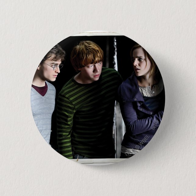 Harry, Ron, and Hermione 4 Pinback Button (Front)