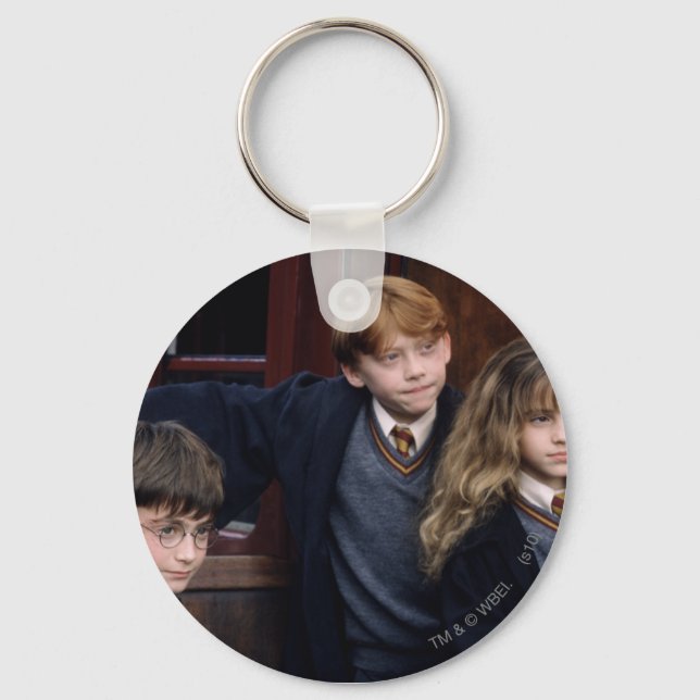 Harry, Ron, and Hermione Keychain (Front)
