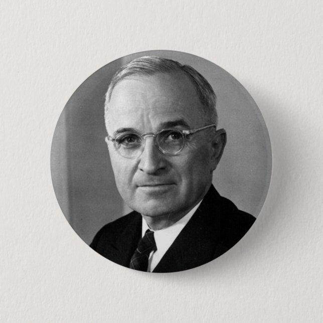 Harry S. Truman 33 Pinback Button (Front)