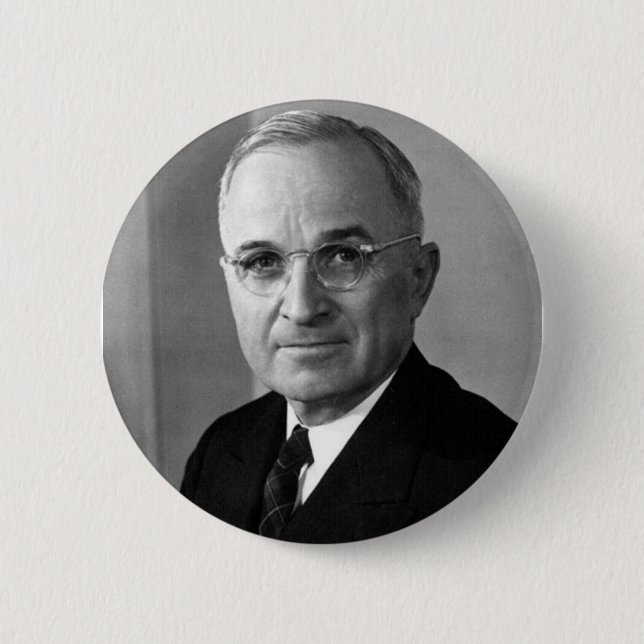 Harry S. Truman 33rd President Button (Front)