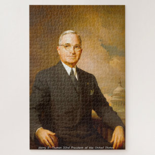 Harry S. Truman 33rd President Jigsaw Puzzle