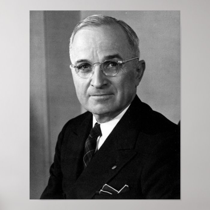 Harry S. Truman 33rd President Posters