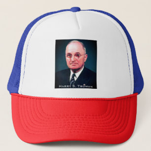 Harry S. Truman, American President & Democrat USA Trucker Hat