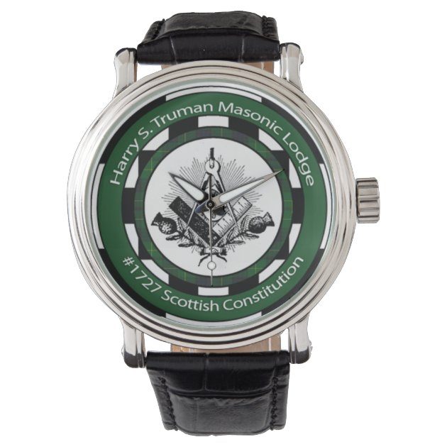 masonic wrist watch