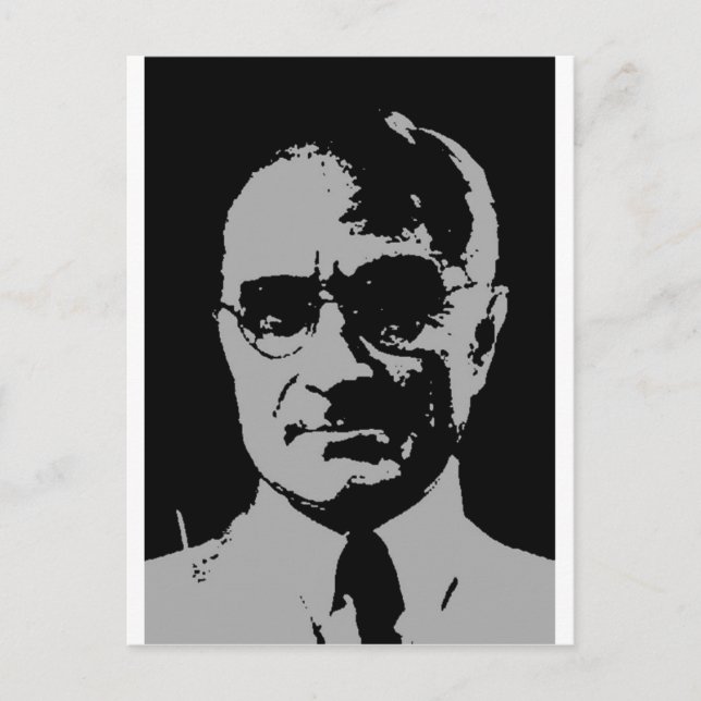 Harry S. Truman silhouette Postcard (Front)