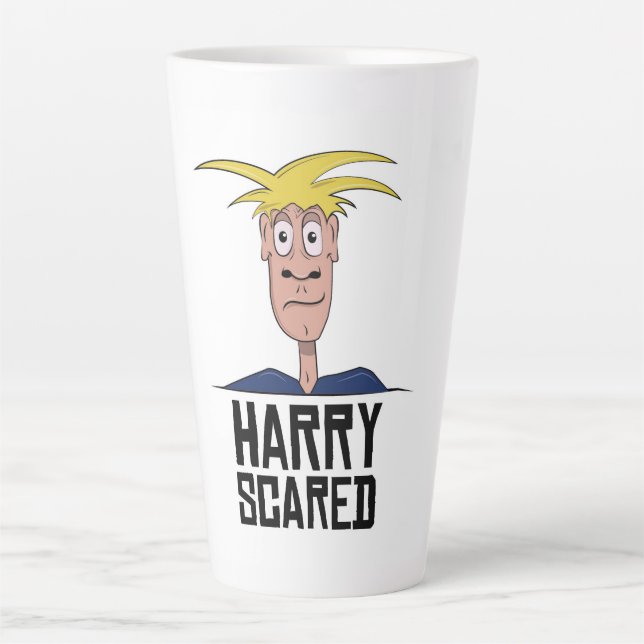 Harry Scared Latte Mug (Front)