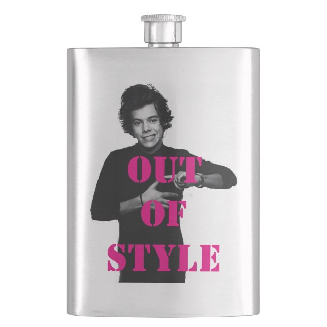 Harry Style, Out Of Style Picture Durable Flask (Front)