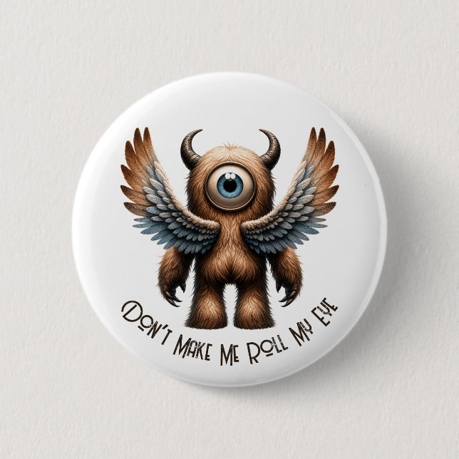 Harry – The Big-Eyed Watcher Button (Front)