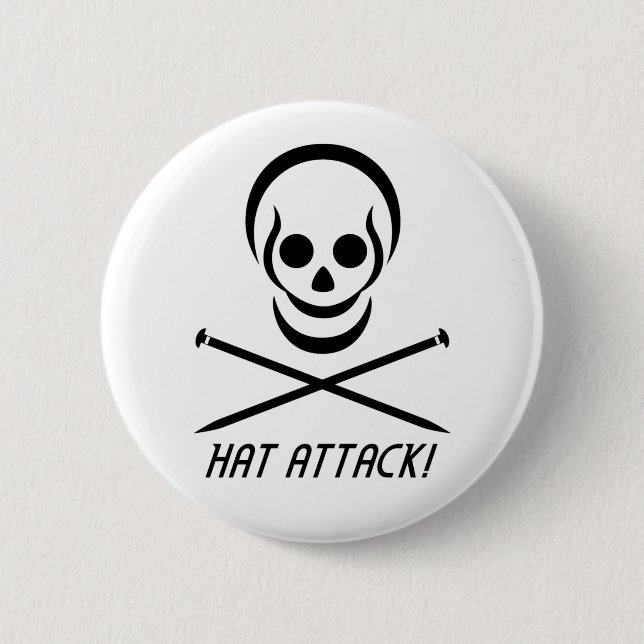Harry the Happy Hat Assassin Button (Front)
