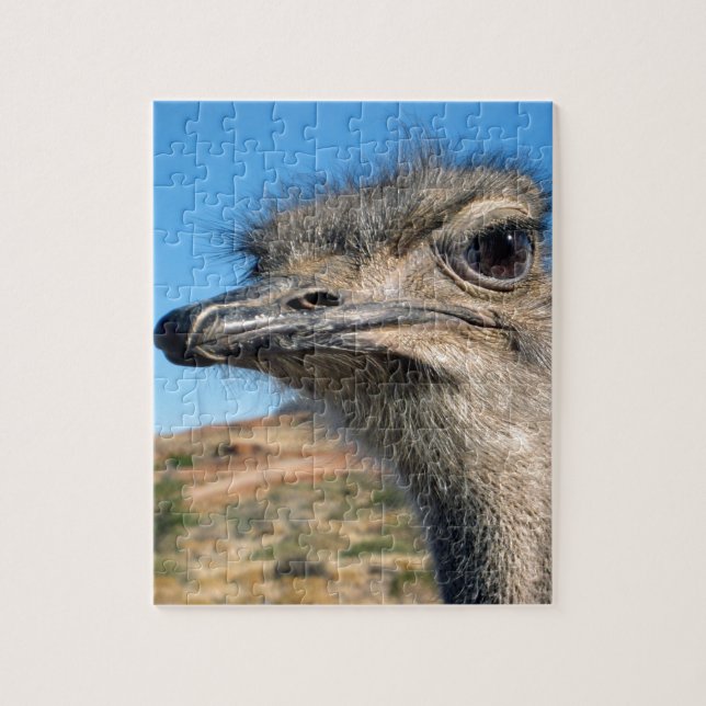 Harry the Happy Ostrich Jigsaw Puzzle (Vertical)