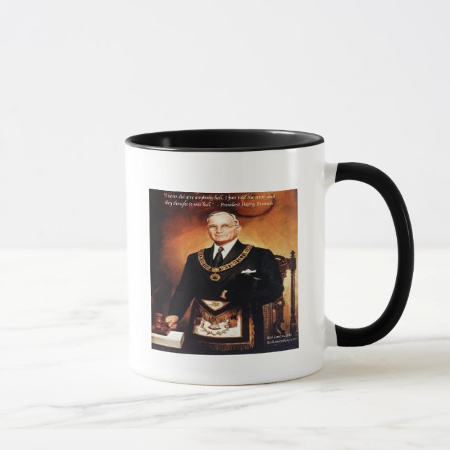Harry Truman "Didn't Give 'Em Hell" Quote Mug (Right)