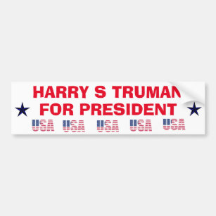 Harry Truman for President Sticker