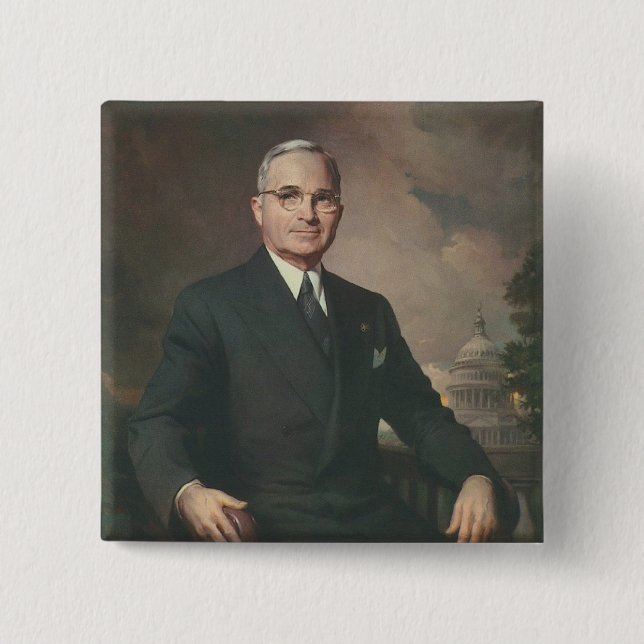 Harry Truman Pinback Button (Front)