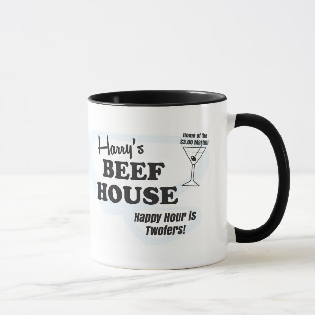 Harry's Beef House coffee mug (Right)