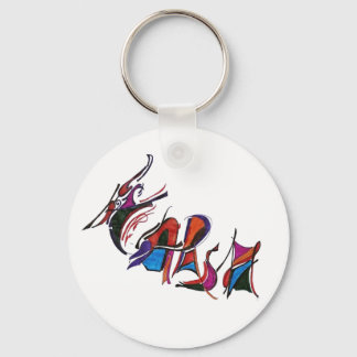 HARSH custom art work calligraphy Keychain