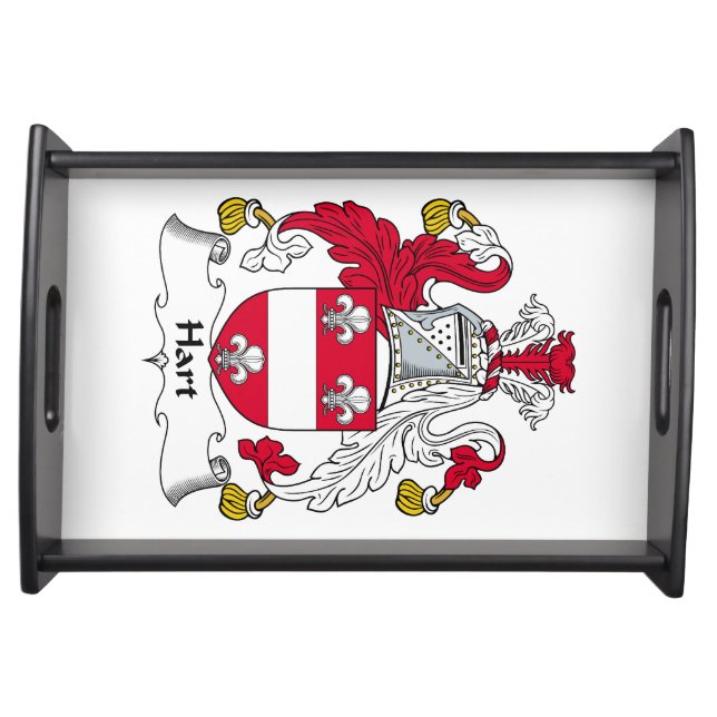 Hart Family Crest Serving Tray (Front)