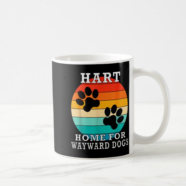 Hart Home For Wayward Dogs Family Name  Coffee Mug (Right)