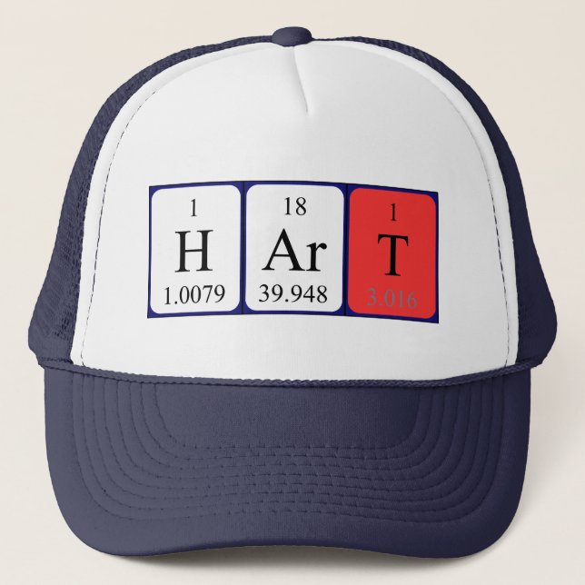 Hart periodic table name hat (Front)