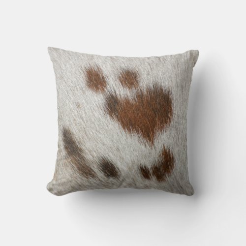 Hart shape horse coat pattern cushion