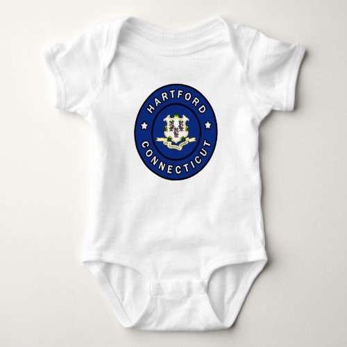 Hartford Connecticut Baby Bodysuit