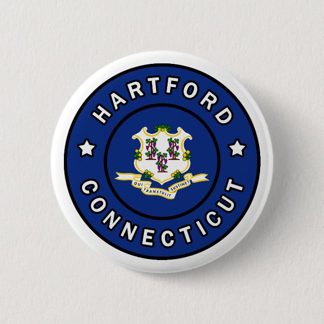 Hartford Connecticut Button (Front)