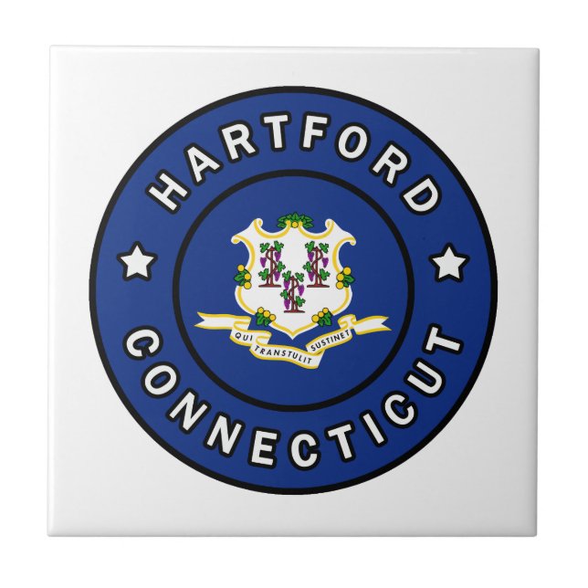 Hartford Connecticut Ceramic Tile (Front)