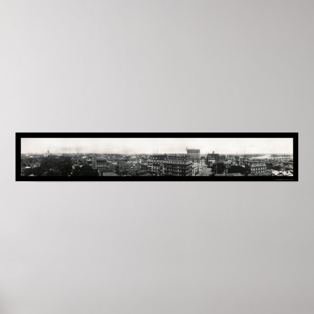 Hartford, Connecticut Panoramic Photo 1913 Poster (Front)