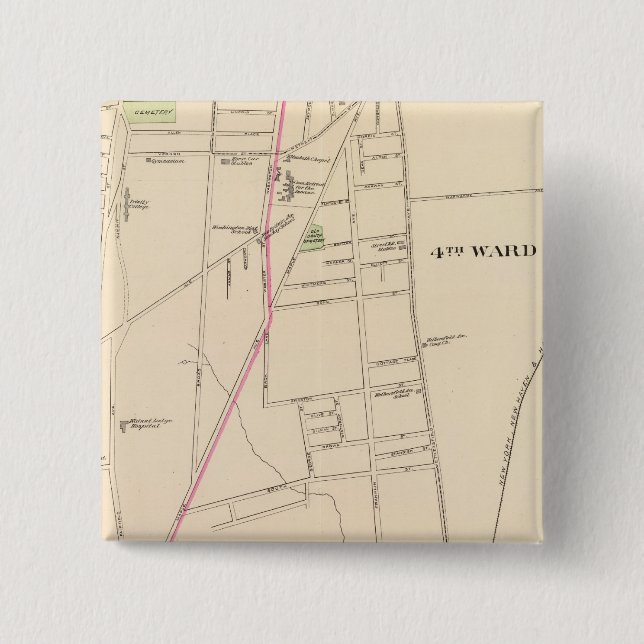 Hartford, Connecticut Pinback Button (Front)