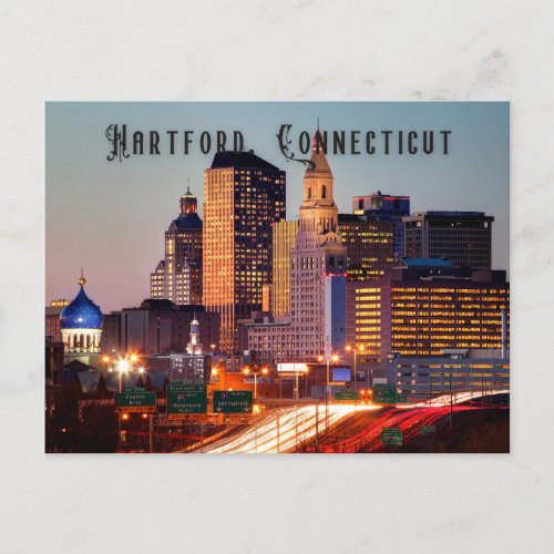 Hartford Connecticut Postcard Souvenir
