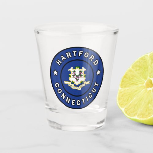 Hartford Connecticut Shot Glass