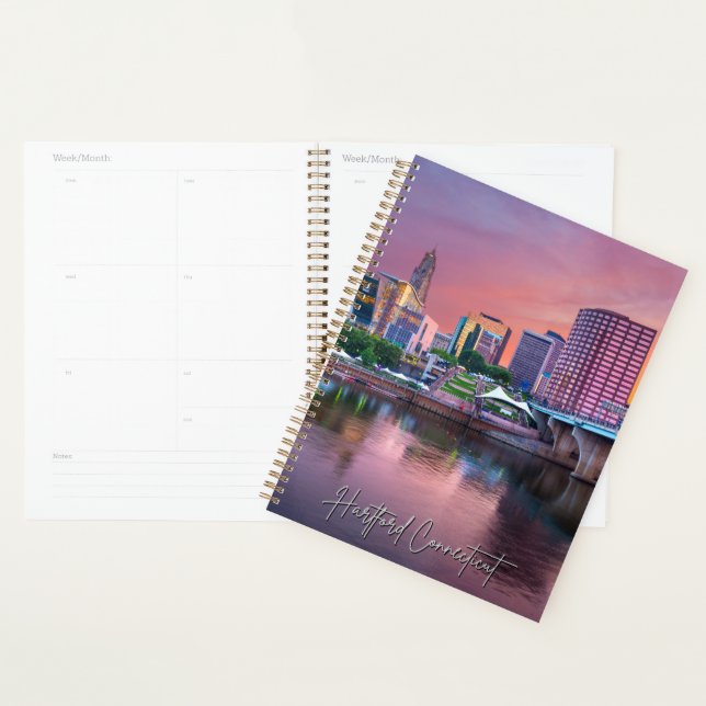 Hartford Connecticut Skyline Calendar Planner (Display)