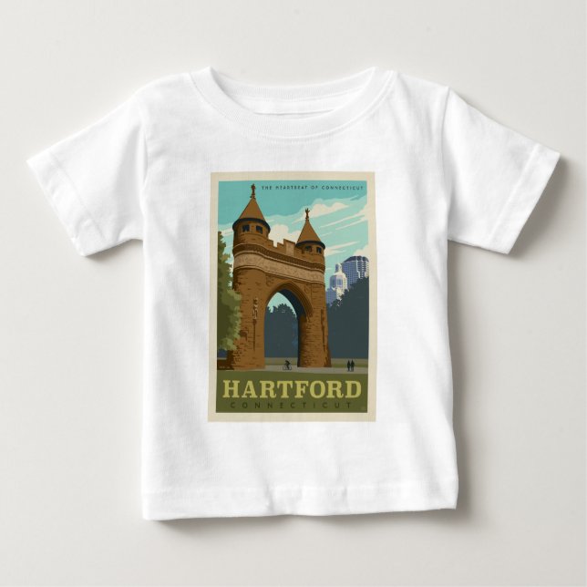 Hartford, CT Baby T-Shirt (Front)