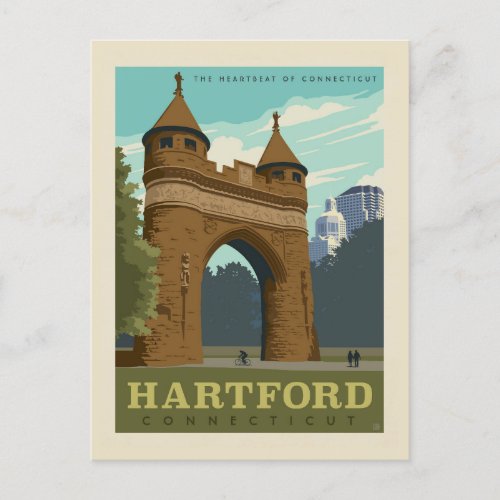 Hartford CT Postcard