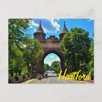 Hartford Postcard by RickDouglas at Zazzle