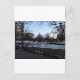 Hartford postcard - Bushnell Park